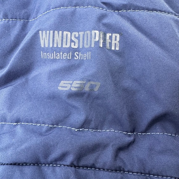 The North‎ Face Mens Windstopper Insulated 550 Puffer Jacket Blue - Picture 3 of 13